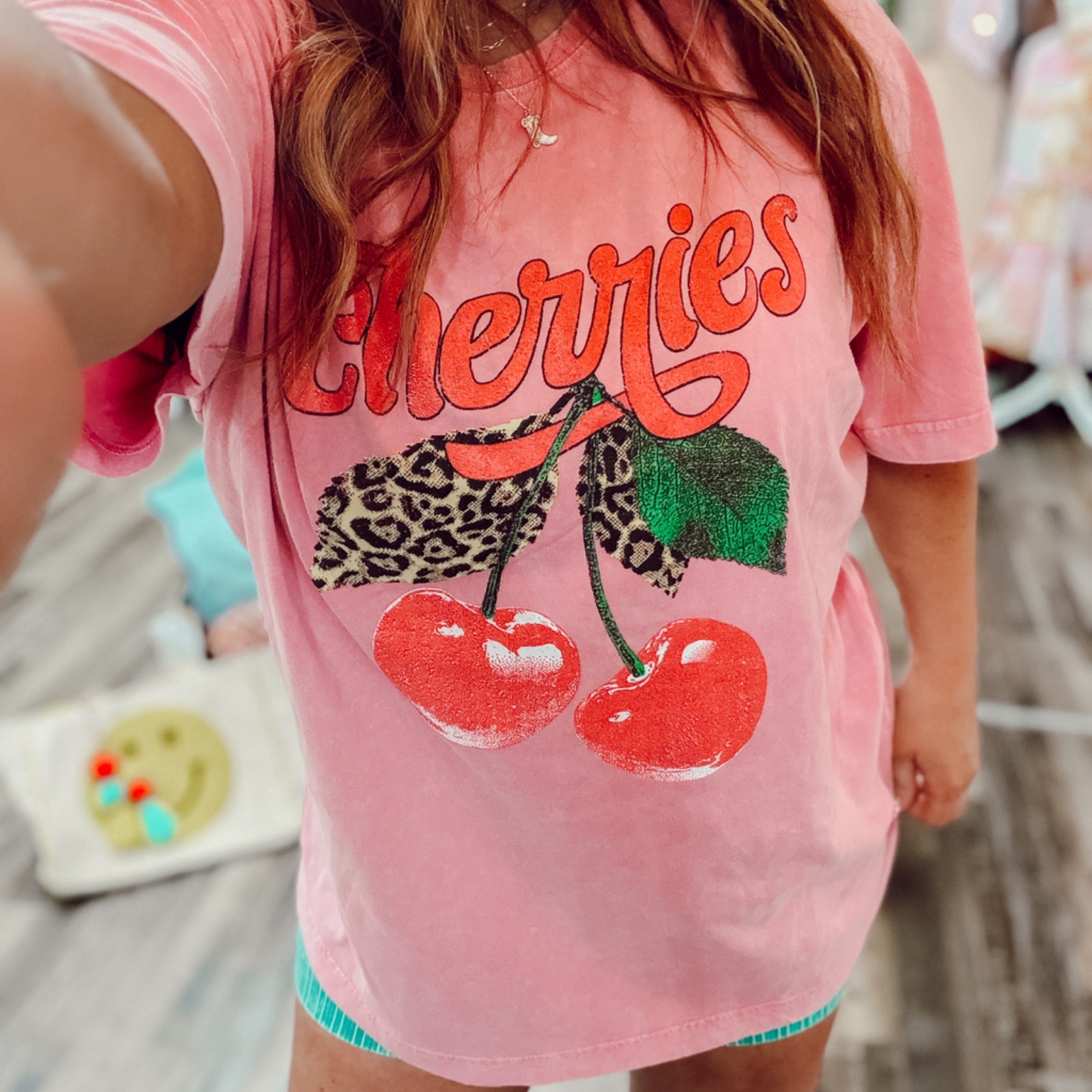 Cherry oversized graphic | IVYBLISSBOUTIQUE