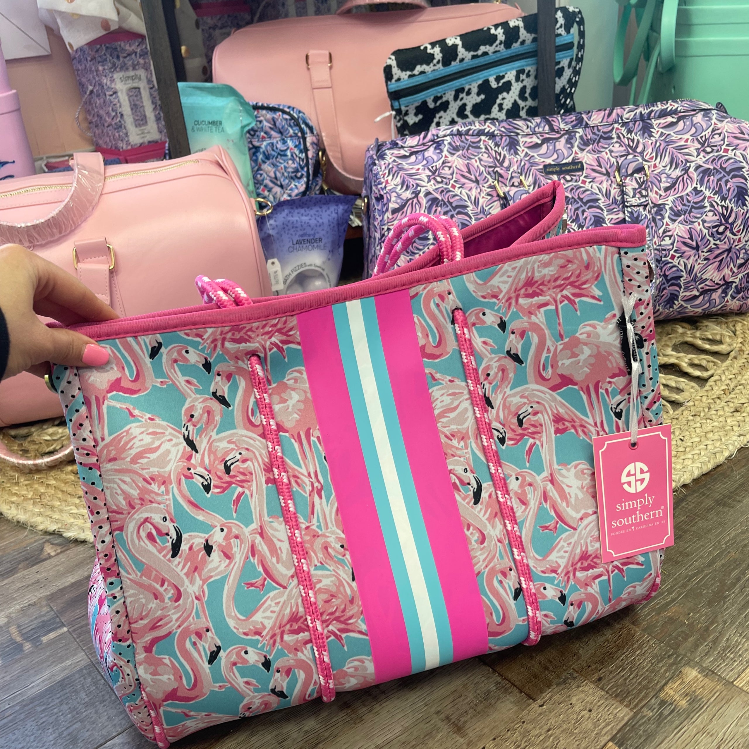 Simply southern best sale flamingo bag